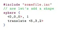 incorrect syntax highlighting