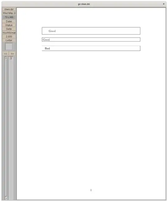 output for comparison