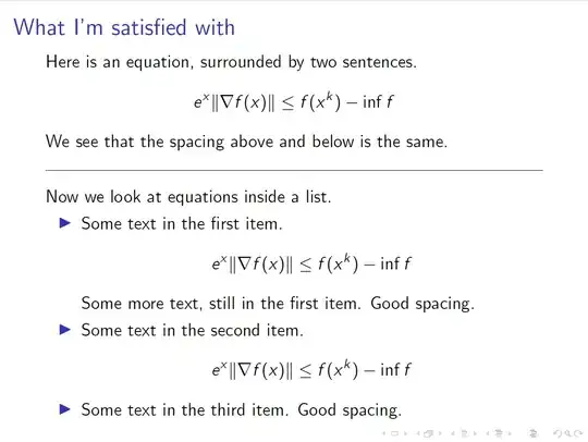 what i'm satisfied with