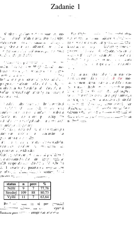 Table without caption