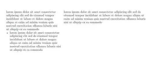 Output of MWE using AltaCV document class