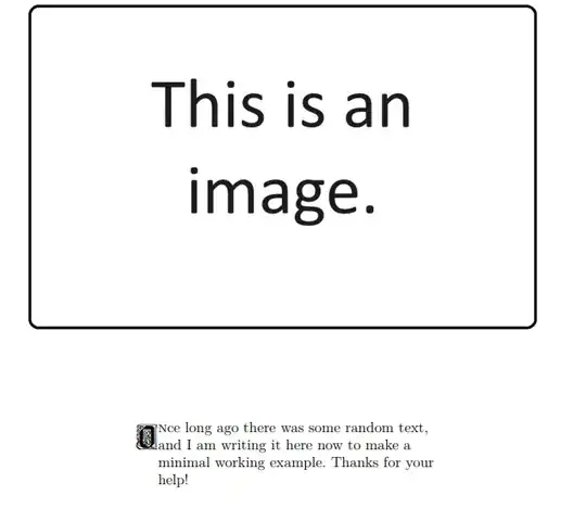 This is the result of the above code that shows my issue