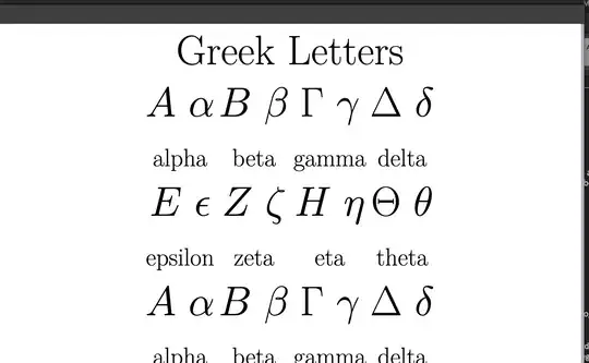 screenshot of current document