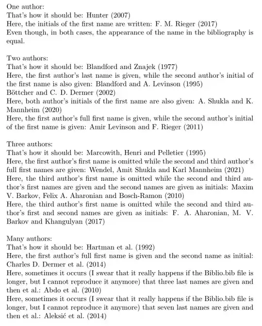 First page with the citations