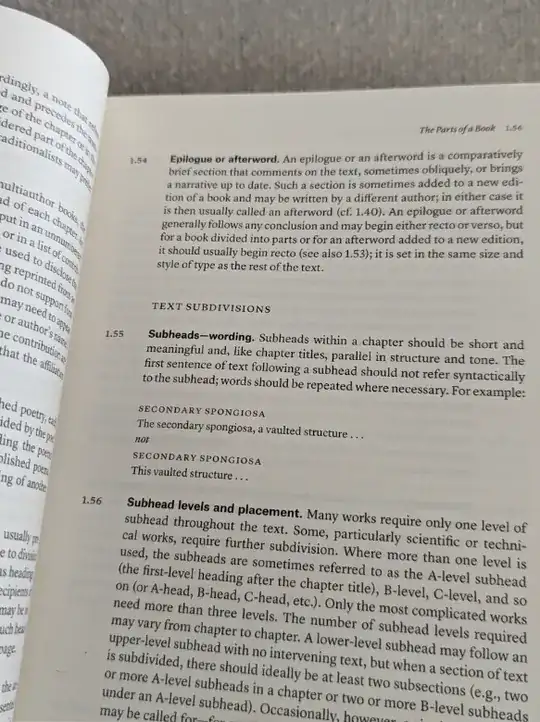 Page from Chicago Manual of Style