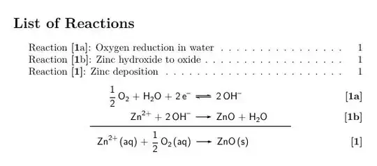 subreactions adjusted