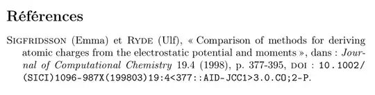 "Sigfridsson (Emma) et Ryde (Ulf)" family names in small caps