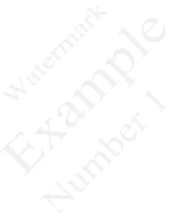 Watermark Example 1