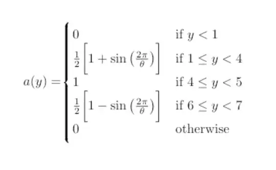equation with calligraphic brace