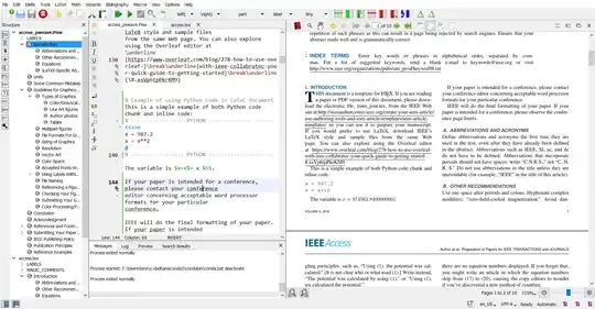 Using Pweave file in TeXstudio