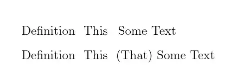 defin with and without an optional argument