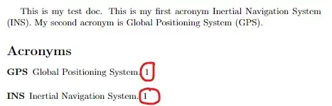Output from Overleaf