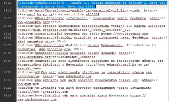 and here is the code