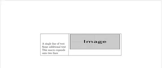 Text left of image, vertically misaligned