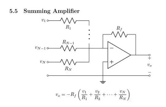 Summing amplifier