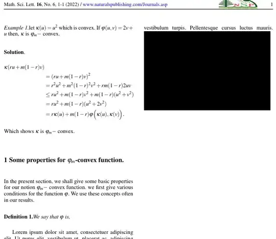 with underfull \vbox