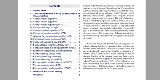 Table of Contents