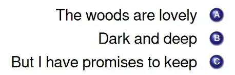 A Hebrew beamer presentation with an enumerated list