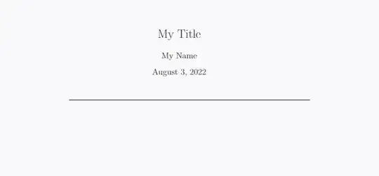 horizontal rule is added as expected