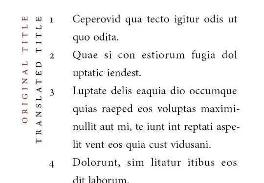 stacked section with numbered paragraphs