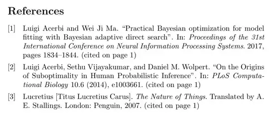 Luigi Acerbi and Wei Ji Ma. “Practical Bayesian optimization for model fitting with Bayesian adaptive direct search”. In: Proceedings of the 31st International Conference on Neural Information Processing Systems. 2017, pages 1834–1844. (cited on page 1)