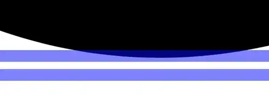 Light blue double line with a black area