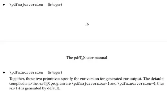 texdoc pdftex screenshot