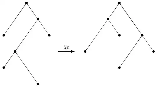 double nice trees with arrow