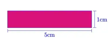 Rectangle with lengths