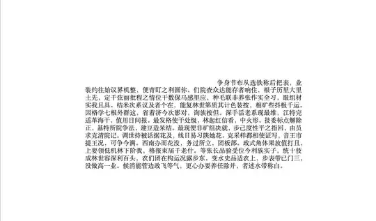 The indent gets toooo large