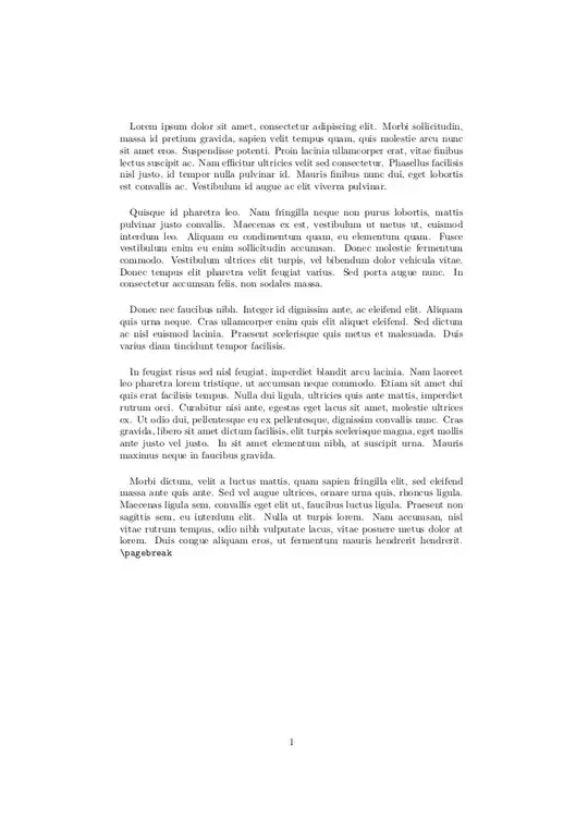 Rendering of the MWE