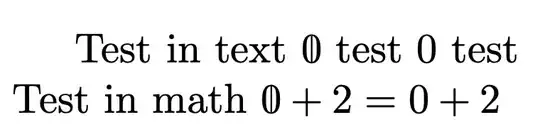 Test text with correct spacing