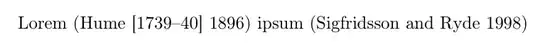 Lorem (Hume [1739–40] 1896) ipsum (Sigfridsson and Ryde 1998)