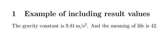 Screenshot of rendered Latex example