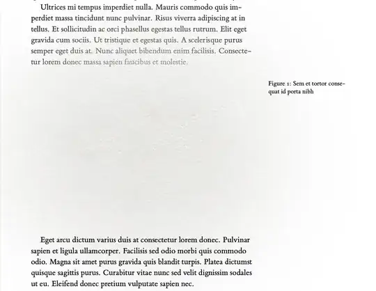 Feathered image occludes text set before it