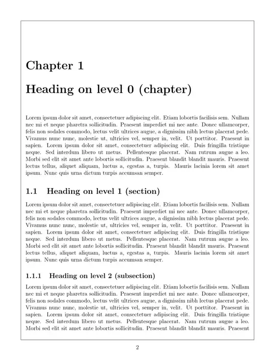 framed page with breathing space