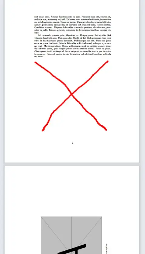 Here the texte should continue instead of the white space marked in red