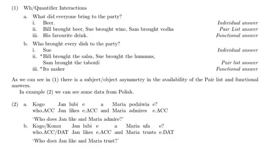 output of expex code