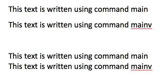 The following image in MS Word shows what I'm looking for: