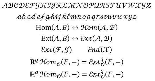 stix two calligraphic