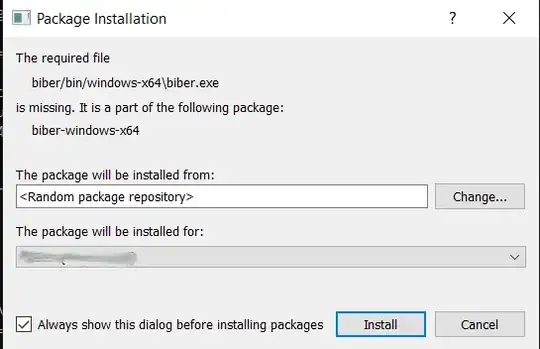 First thing that appears when I type biber --uninstall