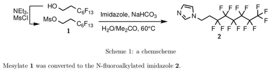 chemscheme example