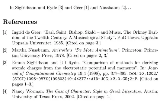 Emma Sigfridsson and Ulf Ryde. “Comparison of methods for deriving atomic charges from the electrostatic potential and moments”. In: Journal of Computational Chemistry 19.4 (1998), pp. 377–395. doi: 10.1002/(SICI)1096-987X(199803)19:4<377::AID-JCC1>3.0.CO;2-P. [Cited on pages 1–3.]