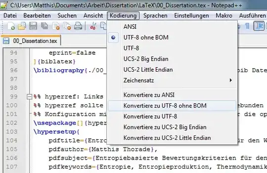 Notepad++ GUI for encoding conversion