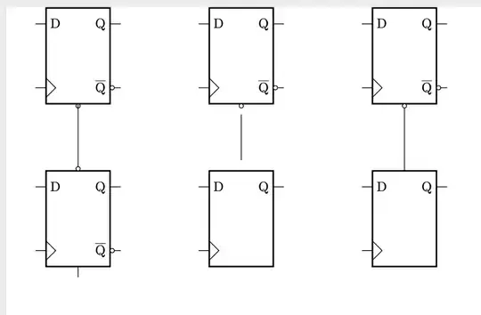 Three flip-flop connecting methods