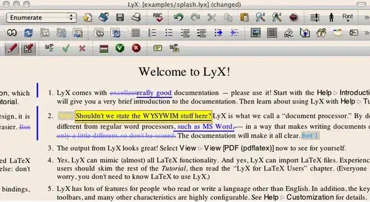 Lyx with change tracking