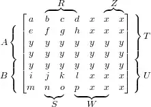 very cool matrix with braces all around