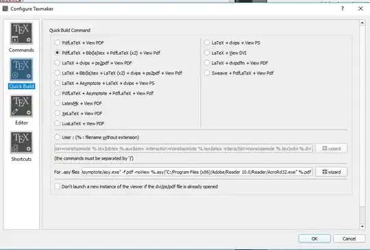 Running document through Texmaker
