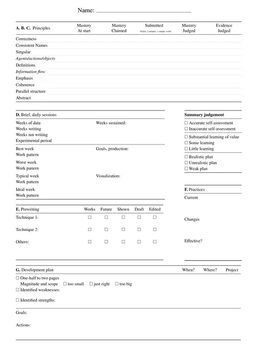 the actual problem I am trying to solve