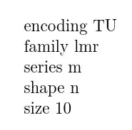 Unicode font information